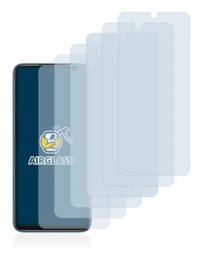 Image of the device Xiaomi Redmi 10 (2022) with a wide variety of screen protectors.