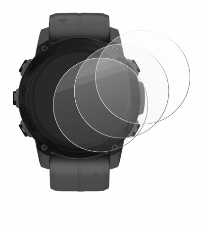 Image of the device Garmin Descent G1 with a wide variety of screen protectors.