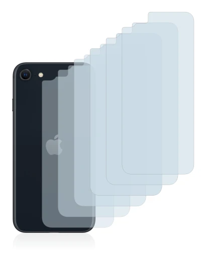 Image of the device Apple iPhone SE 3 2022 (Back) with a wide variety of screen protectors.
