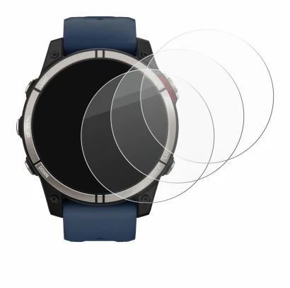 Image of the device Garmin quatix 7 with a wide variety of screen protectors.
