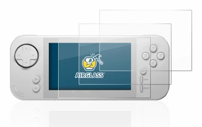 Image of the device Evercade EXP with a wide variety of screen protectors.