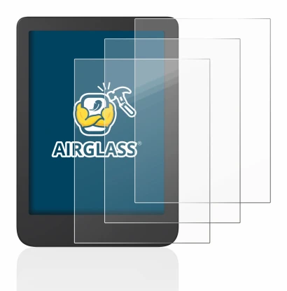 Image of the device Tolino Shine 4 with a wide variety of screen protectors.