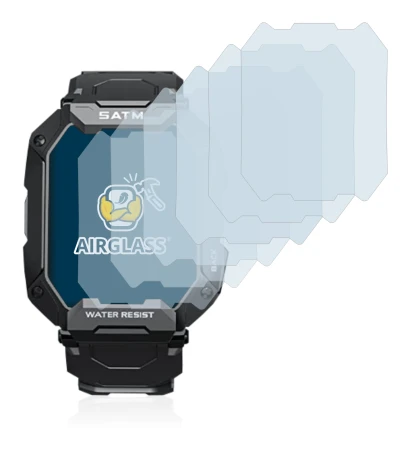 Image of the device Bengux C20 with a wide variety of screen protectors.