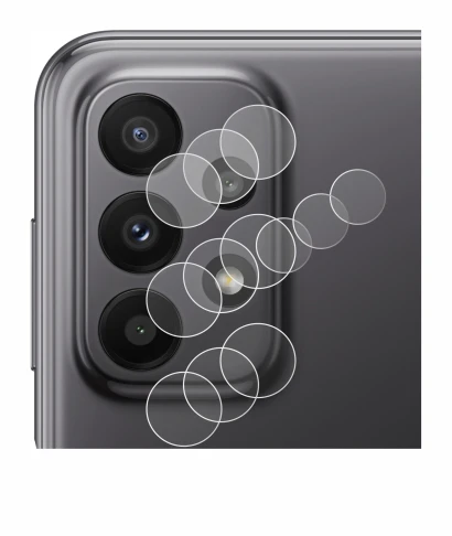 Image of the device Samsung Galaxy A23 5G (ONLY Camera Lens) with a wide variety of screen protectors.
