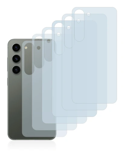Image of the device Samsung Galaxy S23 (Back) with a wide variety of screen protectors.