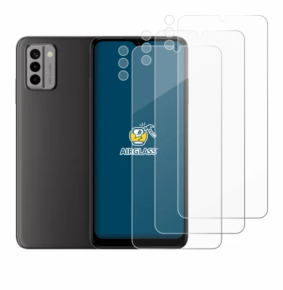 Image of the device Nokia G22 (Front+Camera) with a wide variety of screen protectors.