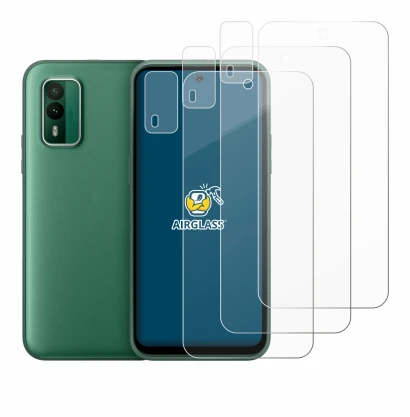 Image of the device Nokia XR21 (Front+Camera) with a wide variety of screen protectors.