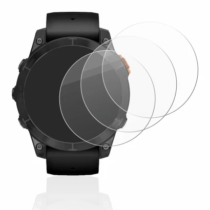 Image of the device Garmin Fenix 7 Pro Solar (47 mm) with a wide variety of screen protectors.