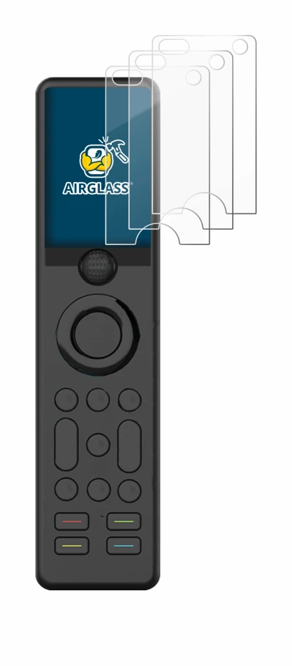 Image of the device Sofabaton X1 with a wide variety of screen protectors.