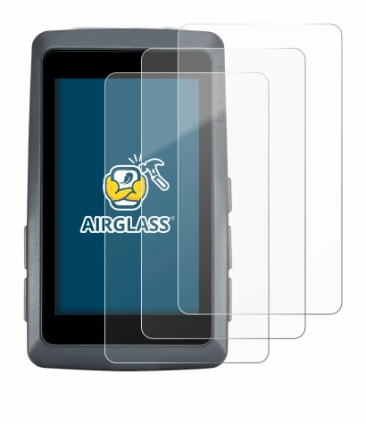 Image of the device Sigma ROX 12.1 EVO with a wide variety of screen protectors.