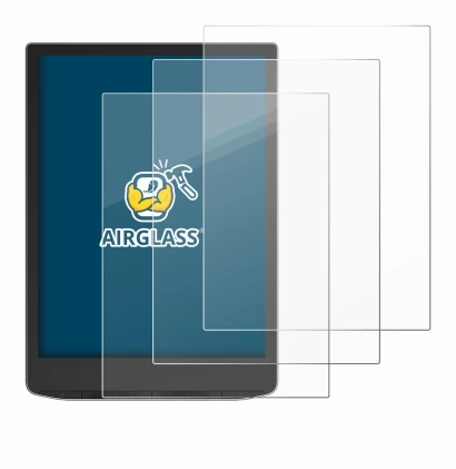 Image of the device PocketBook InkPad Color 3 with a wide variety of screen protectors.