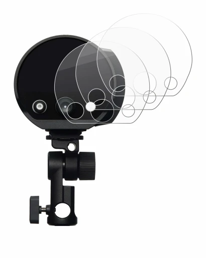 Image of the device Profoto B10X with a wide variety of screen protectors.