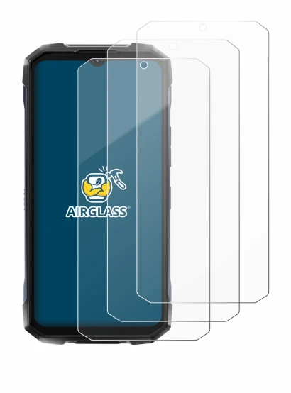 Image of the device Hotwav Hyper 7 Pro with a wide variety of screen protectors.