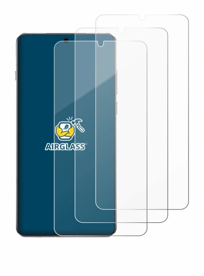 Image of the device OnePlus 13 with a wide variety of screen protectors.