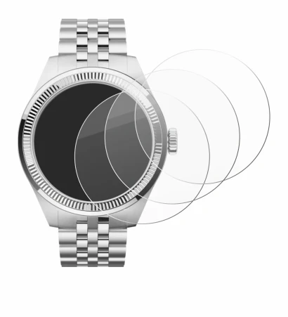 Image of the device Withings ScanWatch Nova Brilliant (39 mm) with a wide variety of screen protectors.