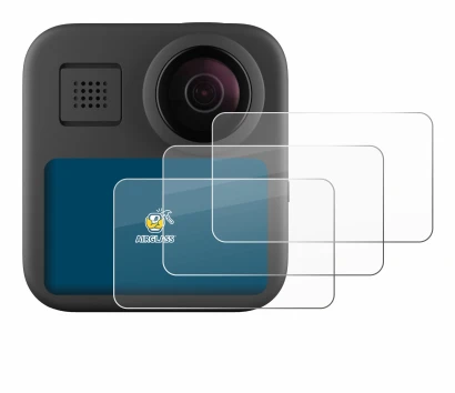 Image of the device GoPro Max (2025) with a wide variety of screen protectors.