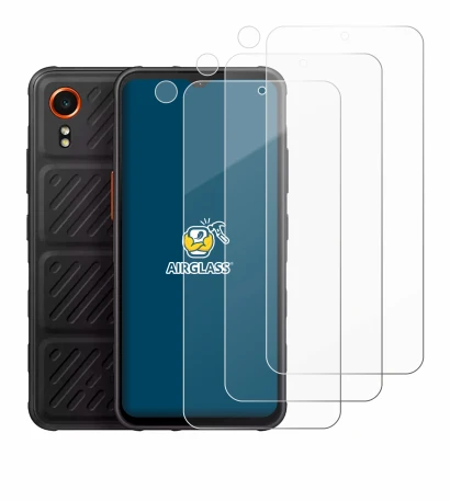 Image of the device Samsung Galaxy XCover 7 Enterprise Edition (Front+Camera) with a wide variety of screen protectors.
