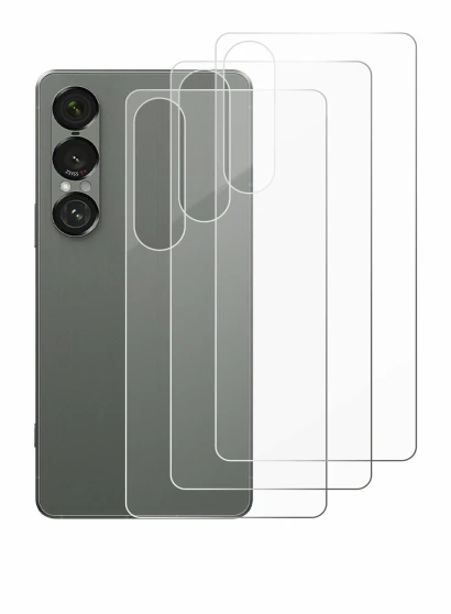 Image of the device Sony Xperia 1 VII (Back) with a wide variety of screen protectors.