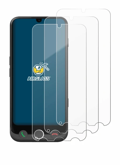 Image of the device Doro Aurora A30 with a wide variety of screen protectors.