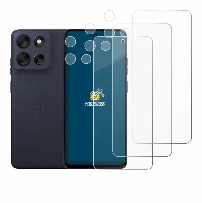 Image of the device Motorola Moto G56 (Front+Camera) with a wide variety of screen protectors.
