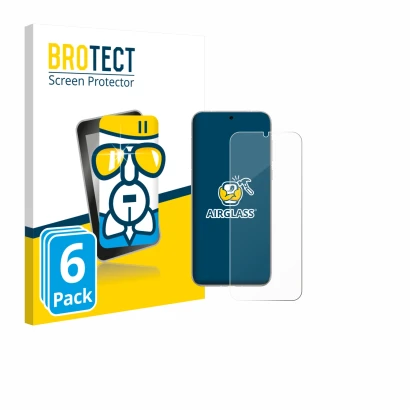 Front side of a product packaging with the brand logo BROTECT. Next to it is the device Huawei Pura 80 Ultra shown with the co