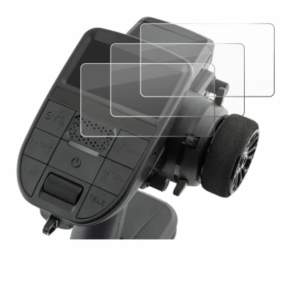Image of the device Radiomaster MT12 with a wide variety of screen protectors.