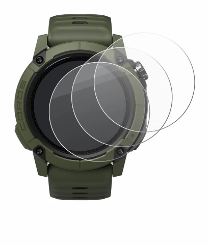 Image of the device Coros NOMAD with a wide variety of screen protectors.