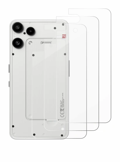 Image of the device Nothing Phone (3a) Lite (Back) with a wide variety of screen protectors.