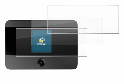 Image of the device TP-Link M7350 with a wide variety of screen protectors.