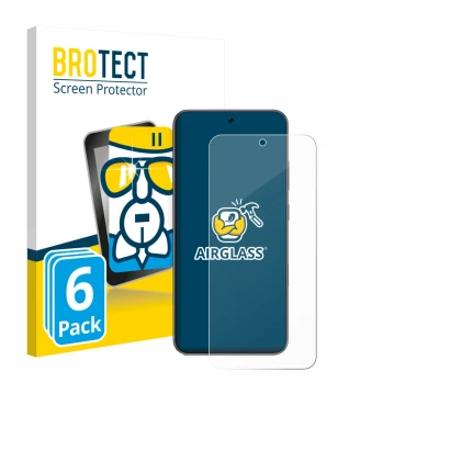 Front side of a product packaging with the brand logo BROTECT. Next to it is the device Honor Win shown with the corresponding