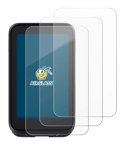 Image of the device igpsport BiNavi Air with a wide variety of screen protectors.