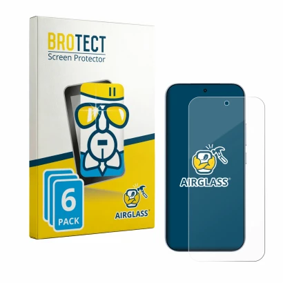 Front side of a product packaging with the brand logo BROTECT. Next to it is the device Xiaomi 17T shown with the correspondin