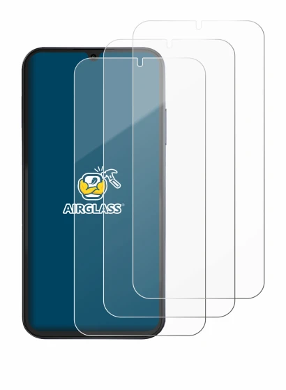 Image of the device Fossibot S7 with a wide variety of screen protectors.