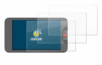 Image of the device Osee T5 Plus with a wide variety of screen protectors.