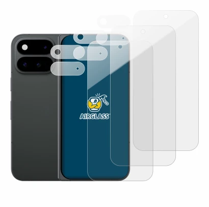 Image of the device Google Pixel 11 Pro Fold (Front+Camera) with a wide variety of screen protectors.
