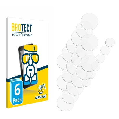 Front side of a product packaging with the brand logo BROTECT. Next to it is the corresponding screen protector.