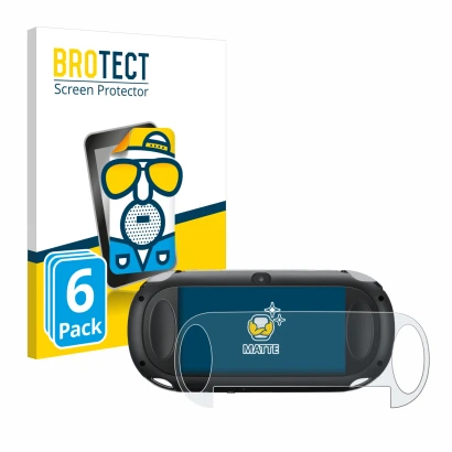 Front side of a product packaging with the brand logo BROTECT. Next to it is the device Sony Playstation PCH-1000-Serie PS Vit