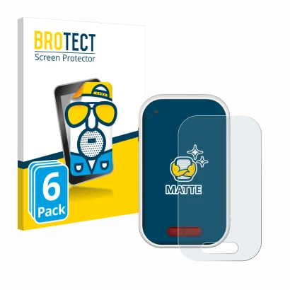 Front side of a product packaging with the brand logo BROTECT. Next to it is the device Polar V650 shown with the correspondin