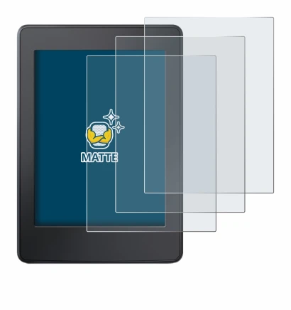 Image of the device Amazon Kindle Paperwhite 2015 (7th Gen.) with a wide variety of screen protectors.