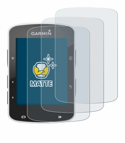 Image of the device Garmin Edge 820 with a wide variety of screen protectors.