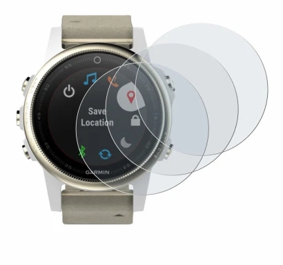 Image of the device Garmin Fenix 5S (42 mm) with a wide variety of screen protectors.