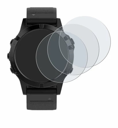 Image of the device Garmin Fenix 5 (47 mm) with a wide variety of screen protectors.