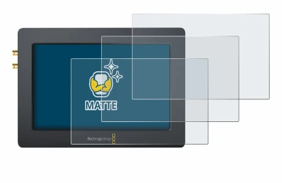 Image of the device Blackmagic Design Video Assist (5.0) with a wide variety of screen protectors.