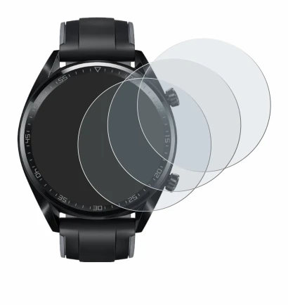 Image of the device Huawei Watch GT (46 mm) 2018 with a wide variety of screen protectors.