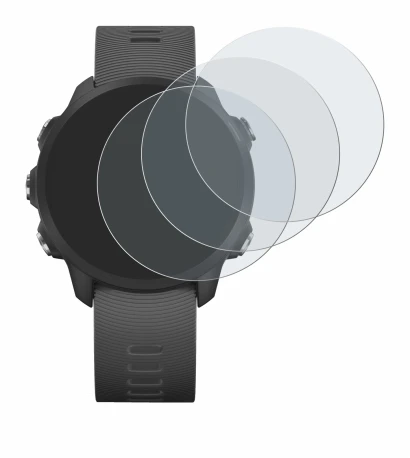 Image of the device Garmin Forerunner 245 Music with a wide variety of screen protectors.