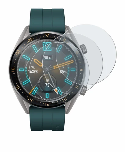 Image of the device Huawei Watch GT Active with a wide variety of screen protectors.