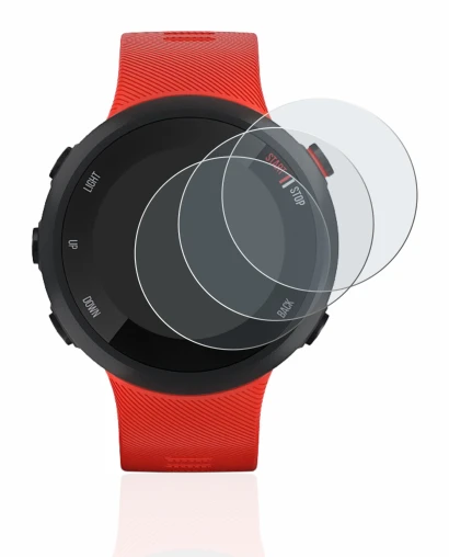 Image of the device Garmin Forerunner 45 with a wide variety of screen protectors.