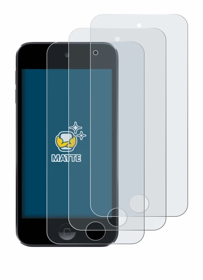 Image of the device Apple iPod Touch (7th. Gen.) with a wide variety of screen protectors.