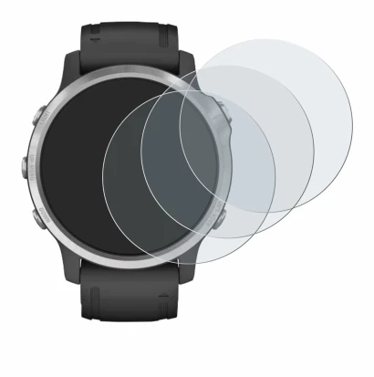 Image of the device Garmin Fenix 6S with a wide variety of screen protectors.