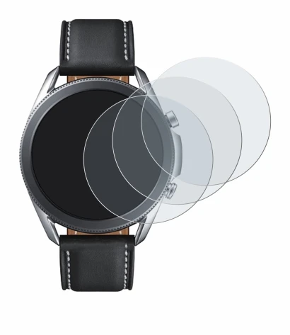 Image of the device Samsung Galaxy Watch 3 (45mm) with a wide variety of screen protectors.